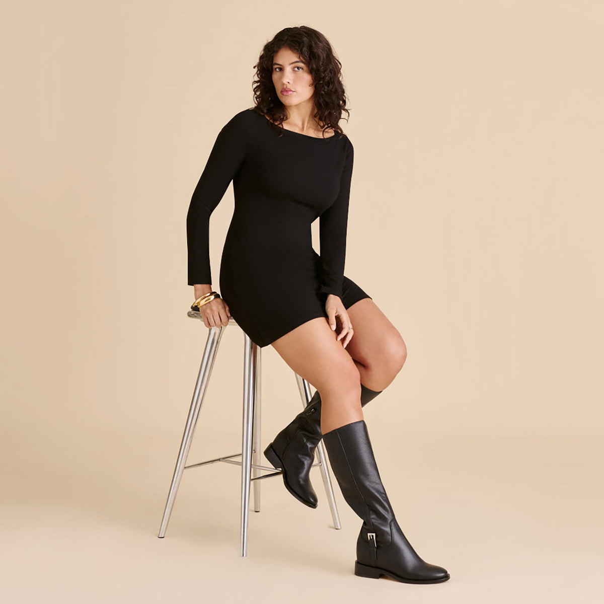 Kilian H2O Waterproof Black Leather Boots | Dolce Vita Signature