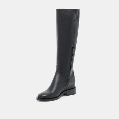 Kilian H2O Waterproof Black Leather Boots | Dolce Vita Signature