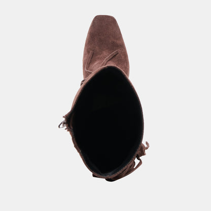 Giano Mahogany Suede Boots | Dolce Vita Special Offer