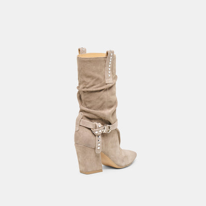 Morla Taupe Suede Boots | Dolce Vita Discount