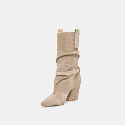 Morla Taupe Suede Boots | Dolce Vita Discount