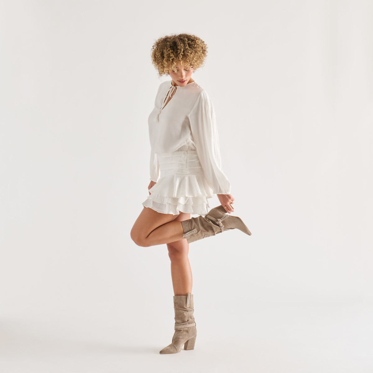 Morla Taupe Suede Boots | Dolce Vita Discount