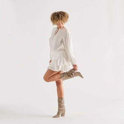 Morla Taupe Suede Boots | Dolce Vita Discount