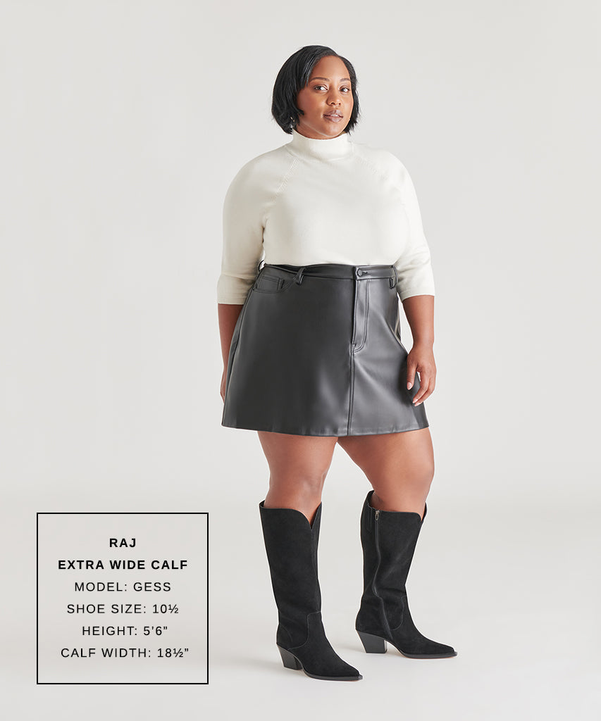 Raj Extra Wide Calf Onyx Suede Boots | Suede Wide Calf Boots
 – Dolce Vita | Dolce Vita Everyday