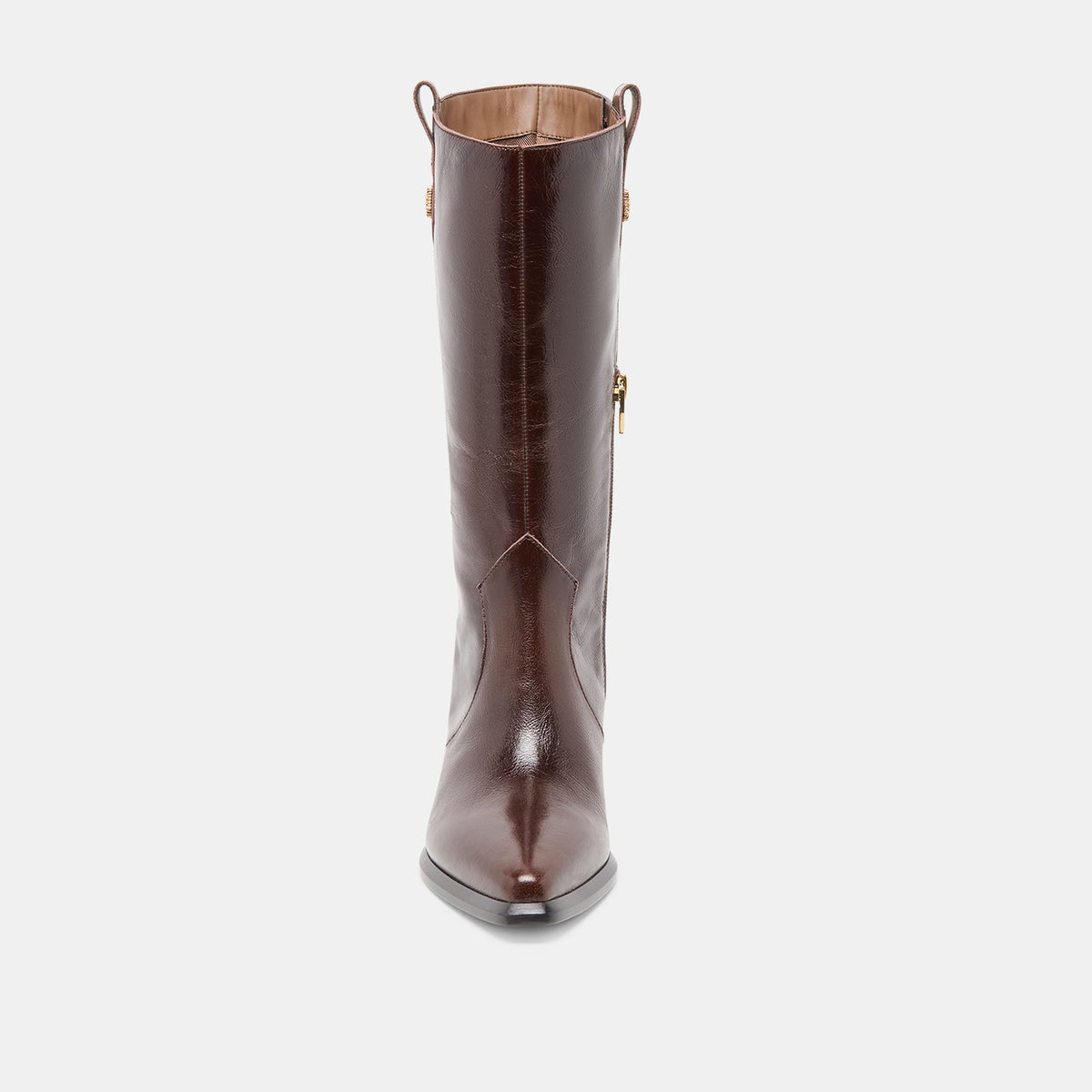 Vern Chocolate Leather Wide Calf Boots | Dolce Vita Featured