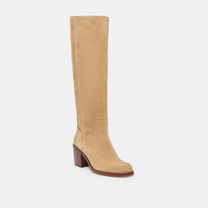 Lucyle Dk Taupe Suede Boots | Dolce Vita Customer Favorite