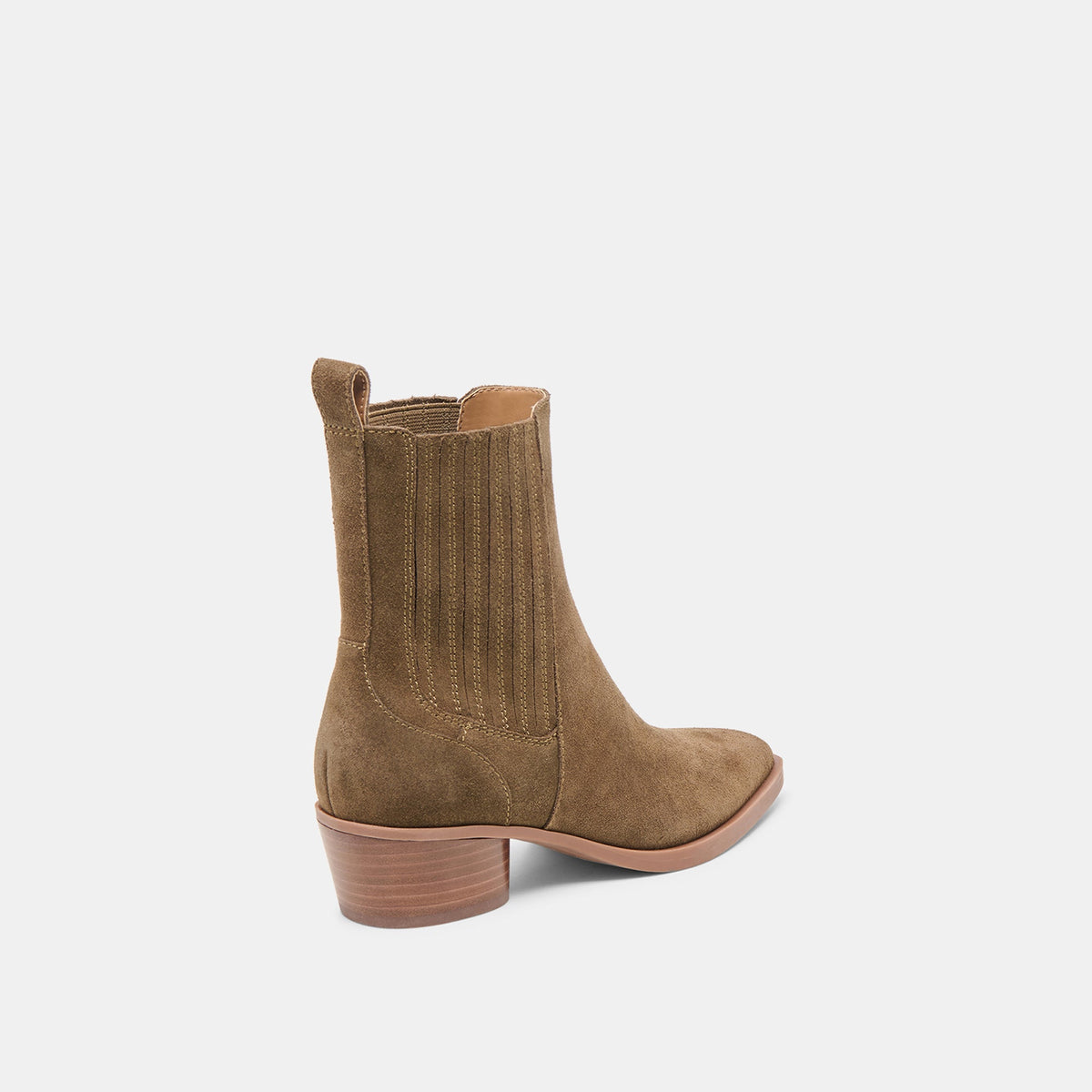 Faint H2O Waterproof Olive Suede Booties | Dolce Vita Signature