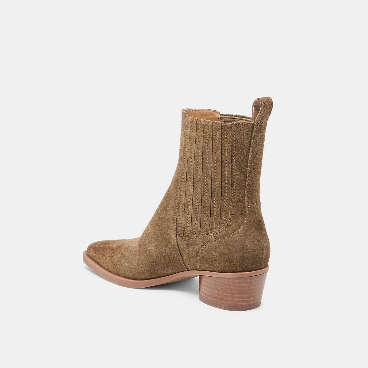 Faint H2O Waterproof Olive Suede Booties | Dolce Vita Signature