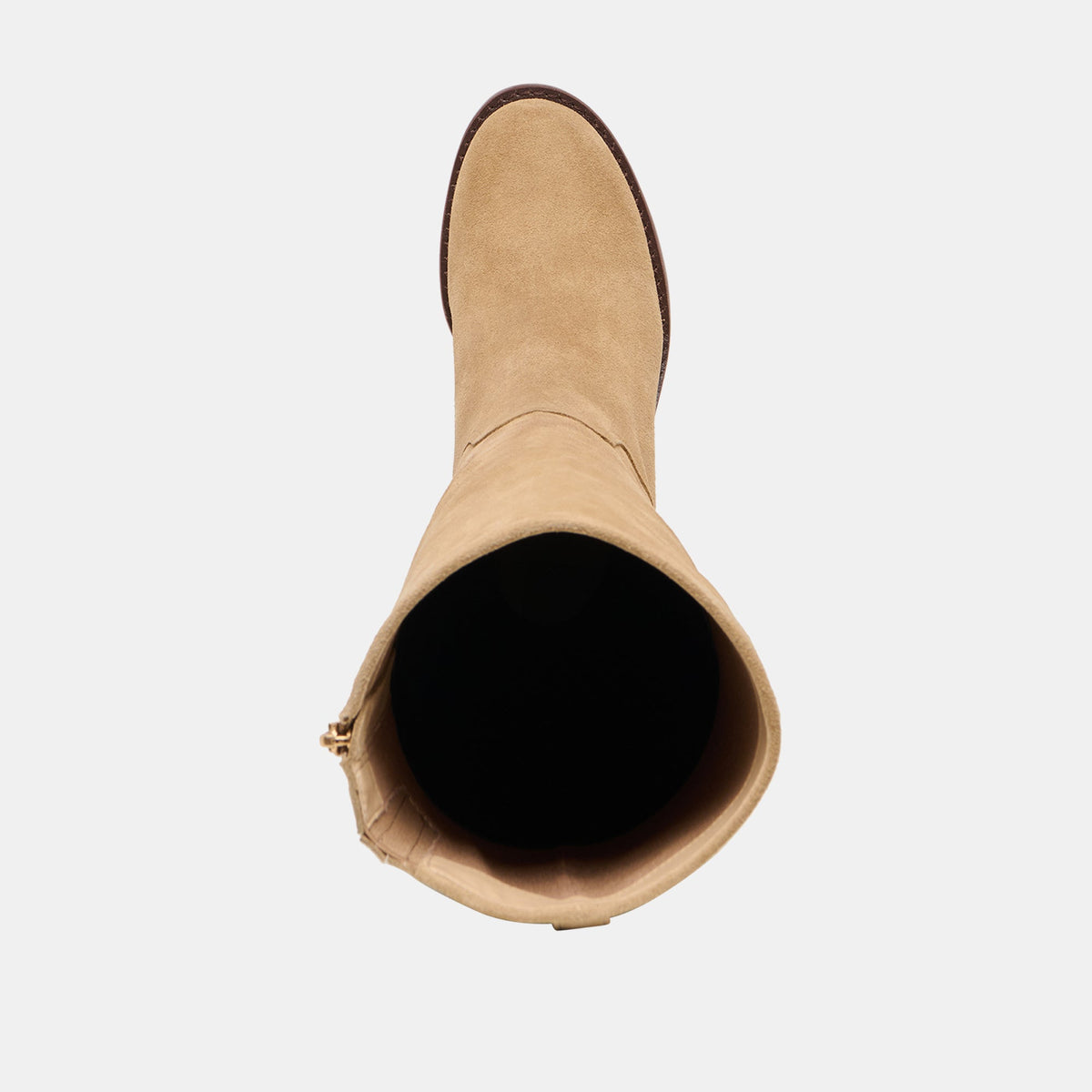 Lucyle Wide Calf Dk Taupe Suede Boots | Dolce Vita Sale