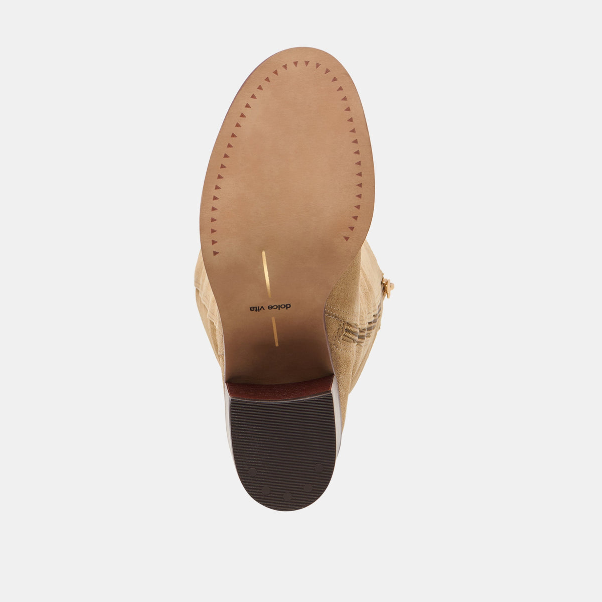 Lucyle Wide Calf Dk Taupe Suede Boots | Dolce Vita Sale