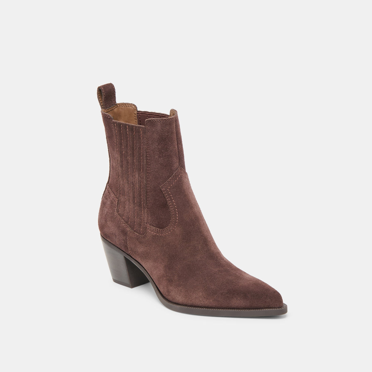 Slim Mahogany Suede Booties | Dolce Vita Discount