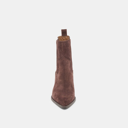 Slim Mahogany Suede Booties | Dolce Vita Discount