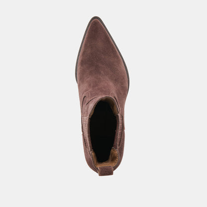 Slim Mahogany Suede Booties | Dolce Vita Discount