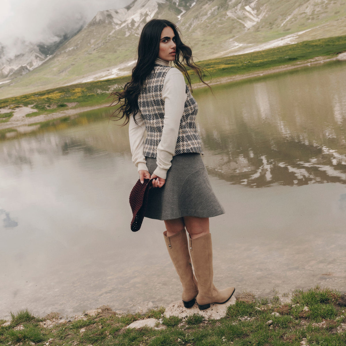 Virona H2O Waterproof Dk Taupe Suede Boots | Dolce Vita Best Seller