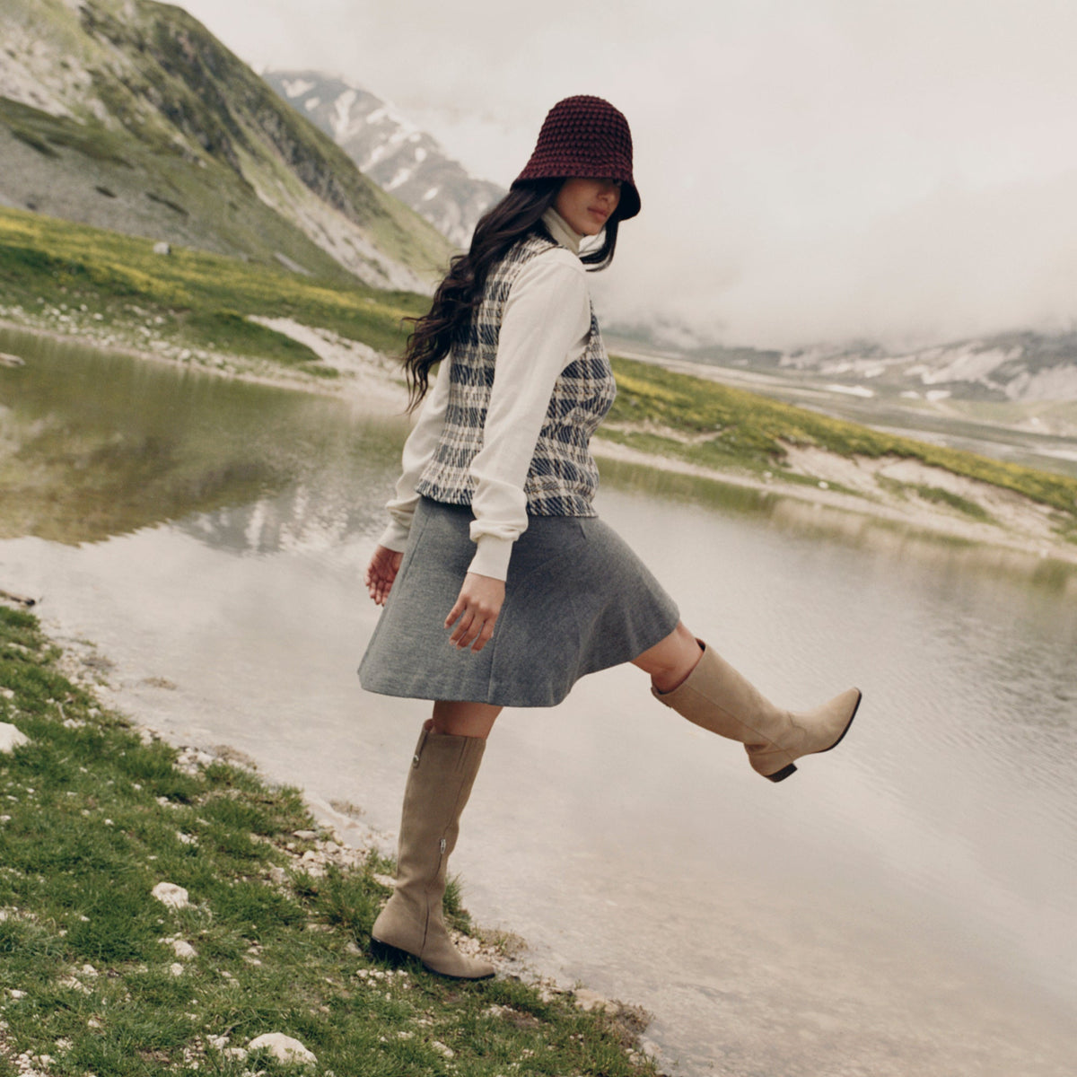 Virona H2O Waterproof Dk Taupe Suede Boots | Dolce Vita Best Seller