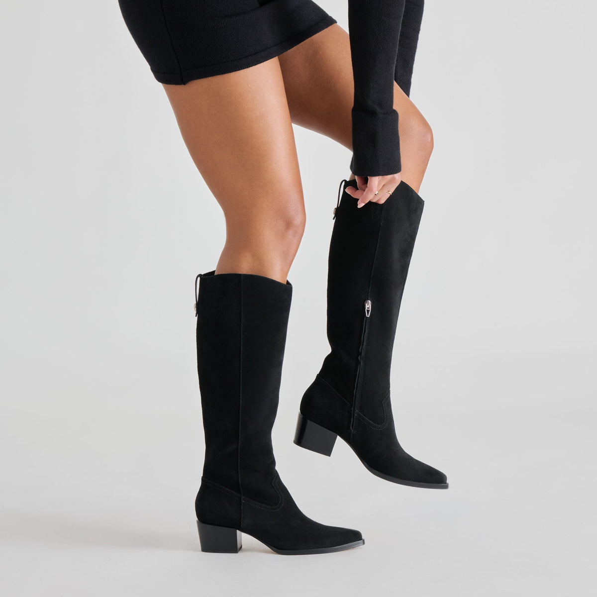Virona H2O Waterproof Onyx Suede Boots | Dolce Vita Discount