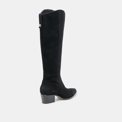 Virona H2O Waterproof Onyx Suede Boots | Dolce Vita Discount