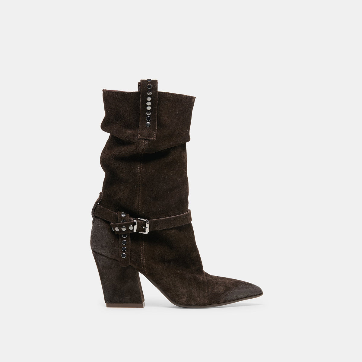 Morla Dk Brown Suede Boots | Dolce Vita Signature