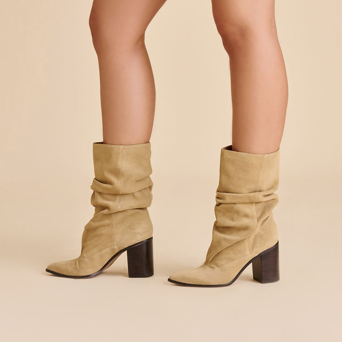 Talina Dk Taupe Suede Boots | Dolce Vita Deals