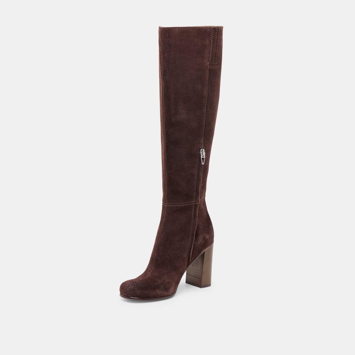 Hudsin Mahogany Suede Boots | Dolce Vita Signature