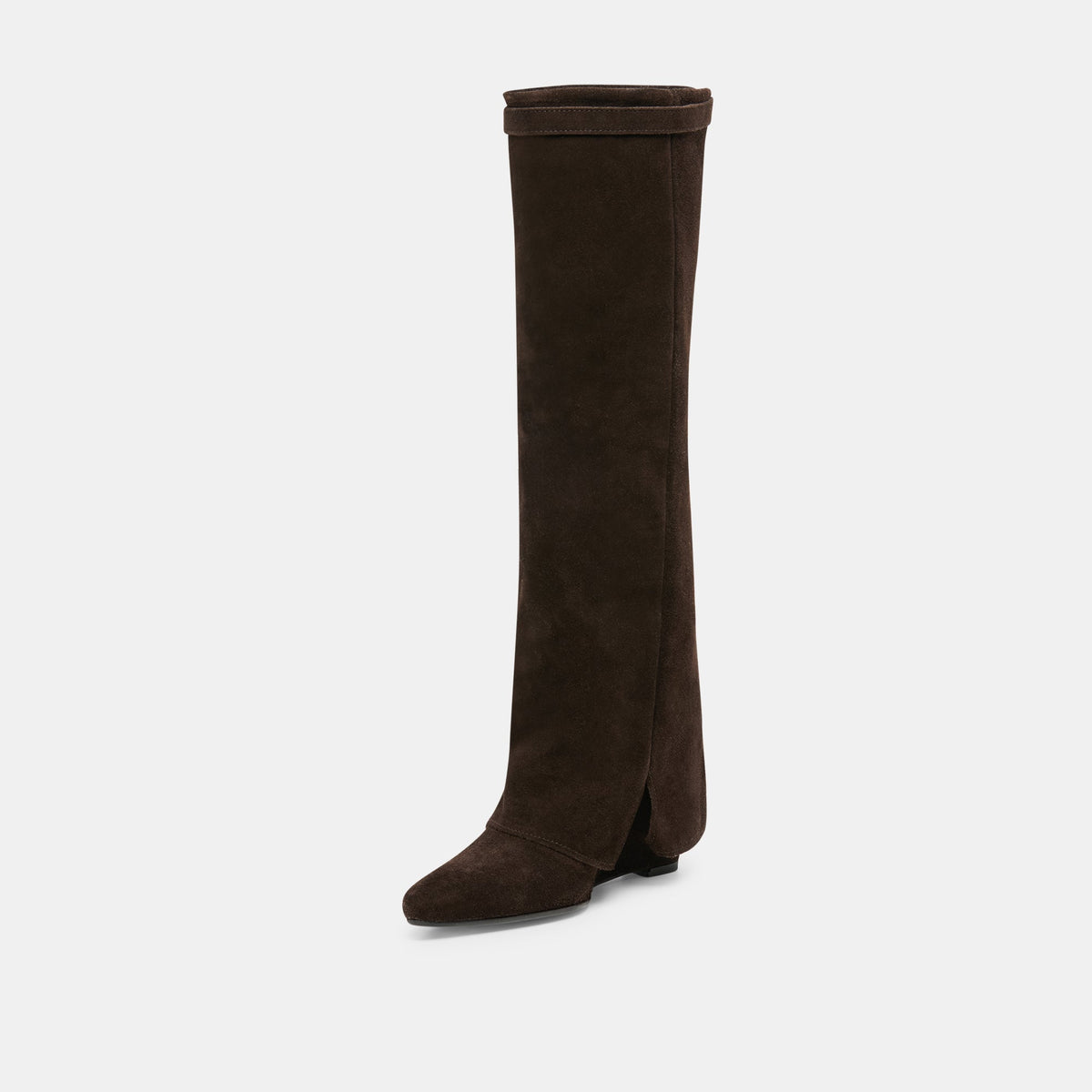 Aggy Dk Brown Suede Boots | Dolce Vita Essential