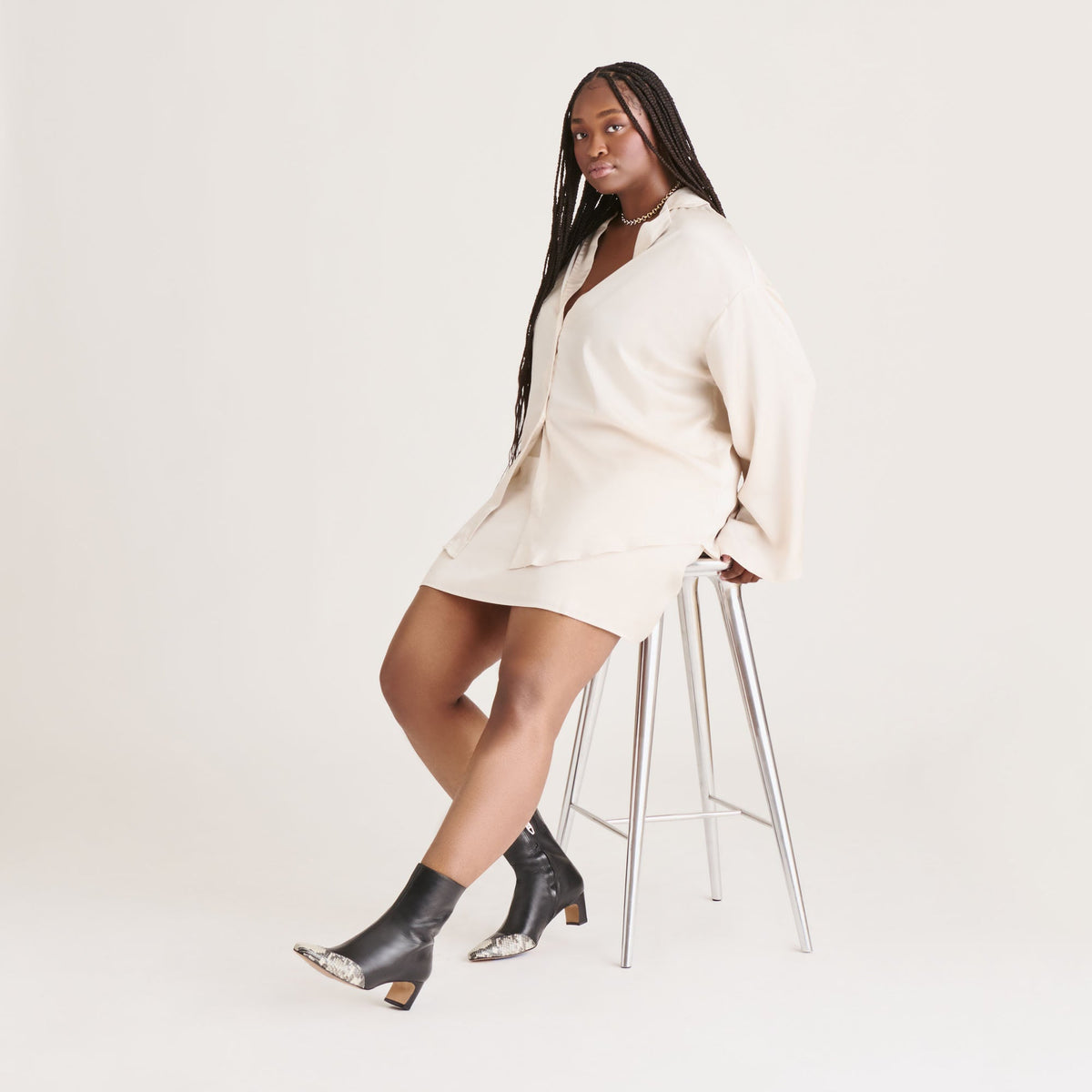 Anika Black Multi Leather Boots | Dolce Vita Recommended