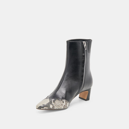 Anika Black Multi Leather Boots | Dolce Vita Recommended