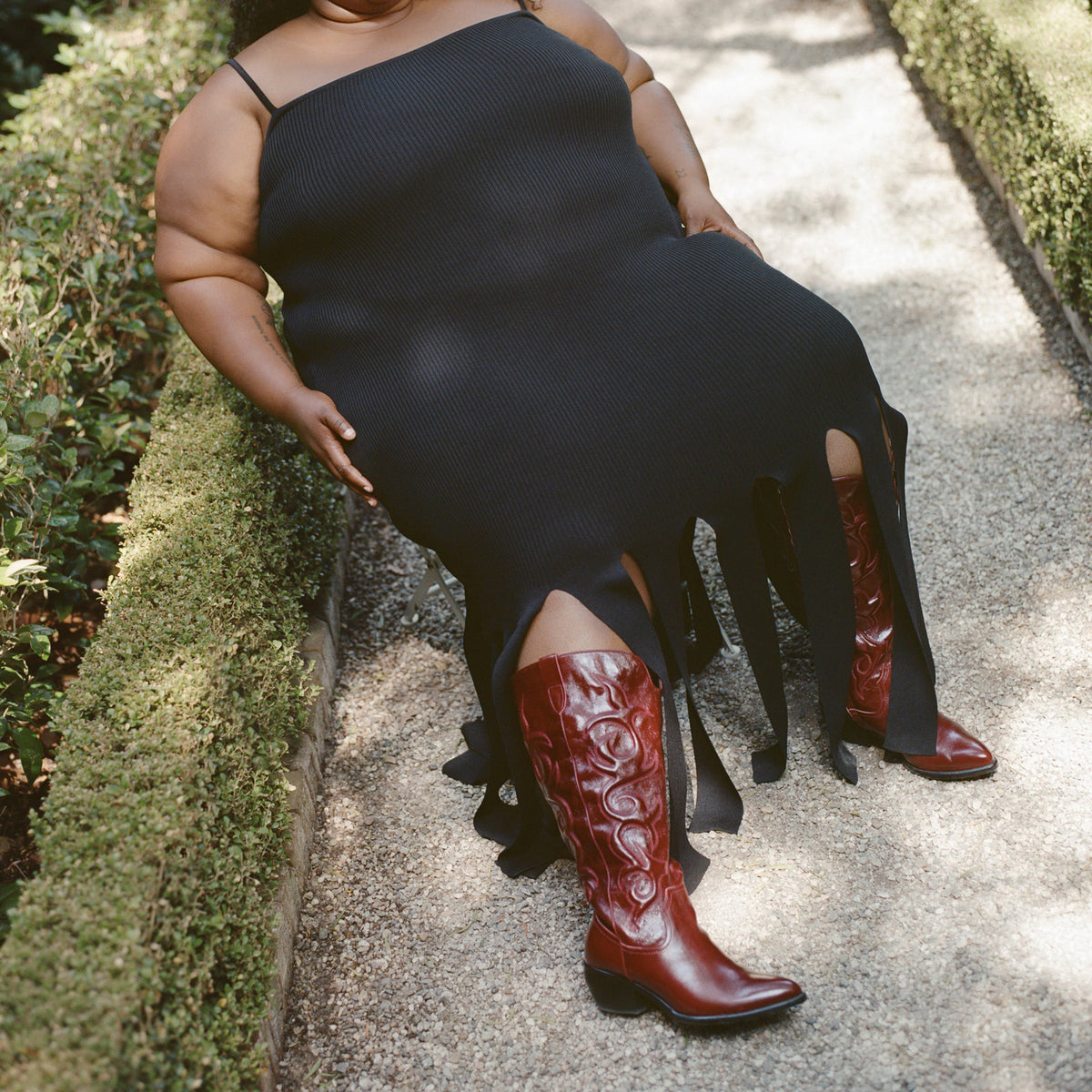 Mirla Oxblood Leather Extra Wide Calf Boots | Dolce Vita Signature