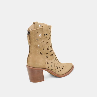 Zenobi Dk Taupe Suede Booties | Dolce Vita Customer Favorite