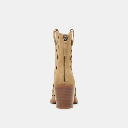 Zenobi Dk Taupe Suede Booties | Dolce Vita Customer Favorite