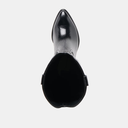 Mirla Black Leather Boots | Dolce Vita Latest