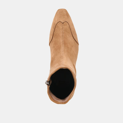 Anika Lt Brown Stella Suede Boots | Dolce Vita Classic