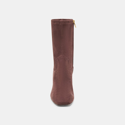 Roan Mahogany Stella Suede Boots | Dolce Vita Exclusive