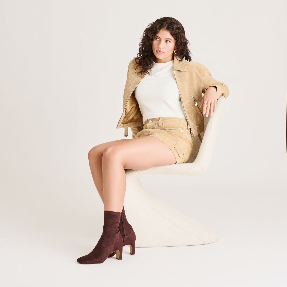 Roan Mahogany Stella Suede Boots | Dolce Vita Exclusive