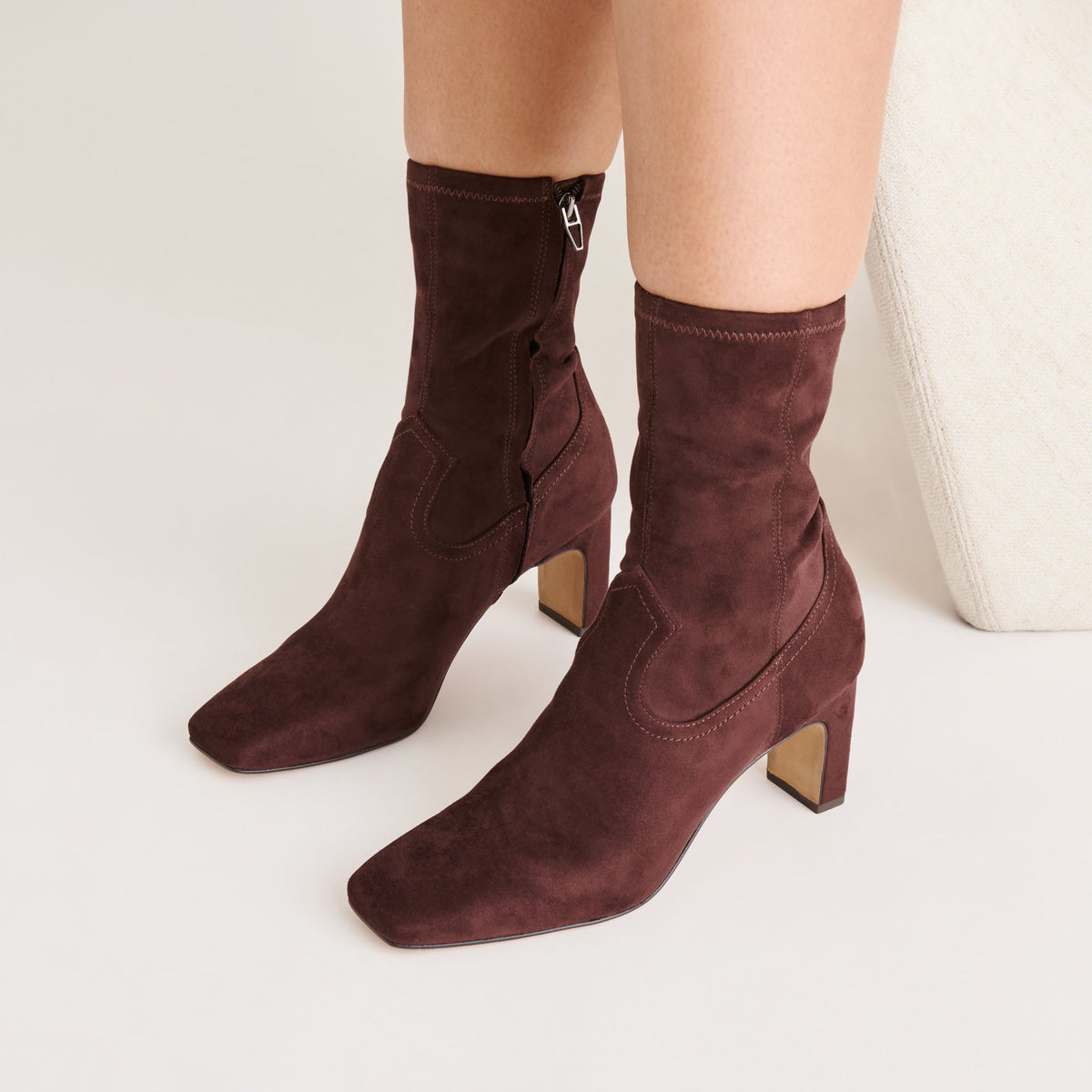 Roan Mahogany Stella Suede Boots | Dolce Vita Exclusive