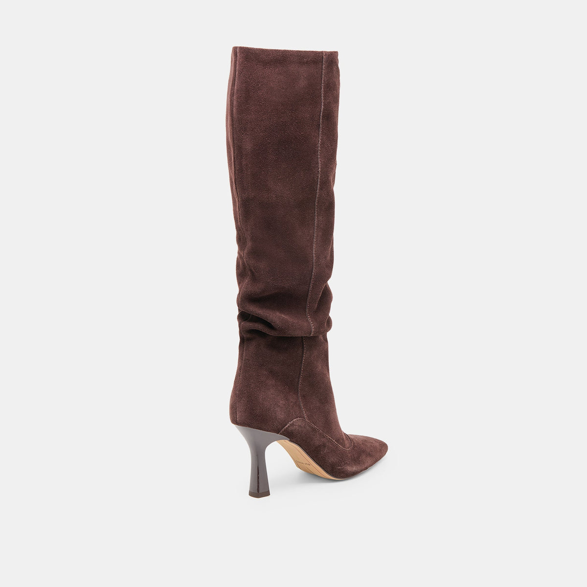 Lousa Mahogany Suede Wide Calf Boots | Dolce Vita New