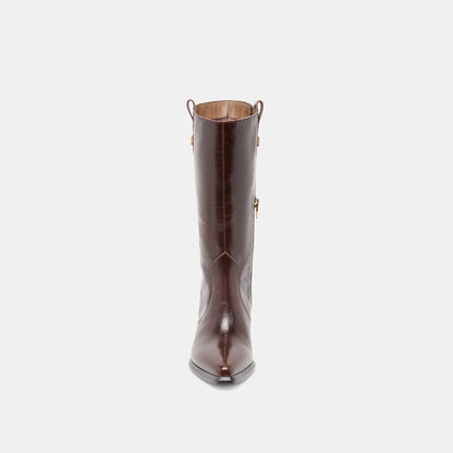 Vern Chocolate Leather Boots | Dolce Vita Recommended
