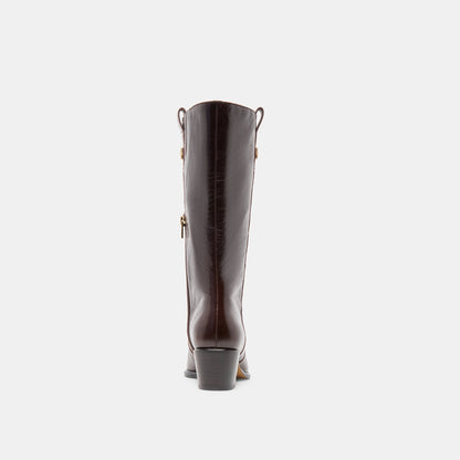 Vern Chocolate Leather Boots | Dolce Vita Recommended