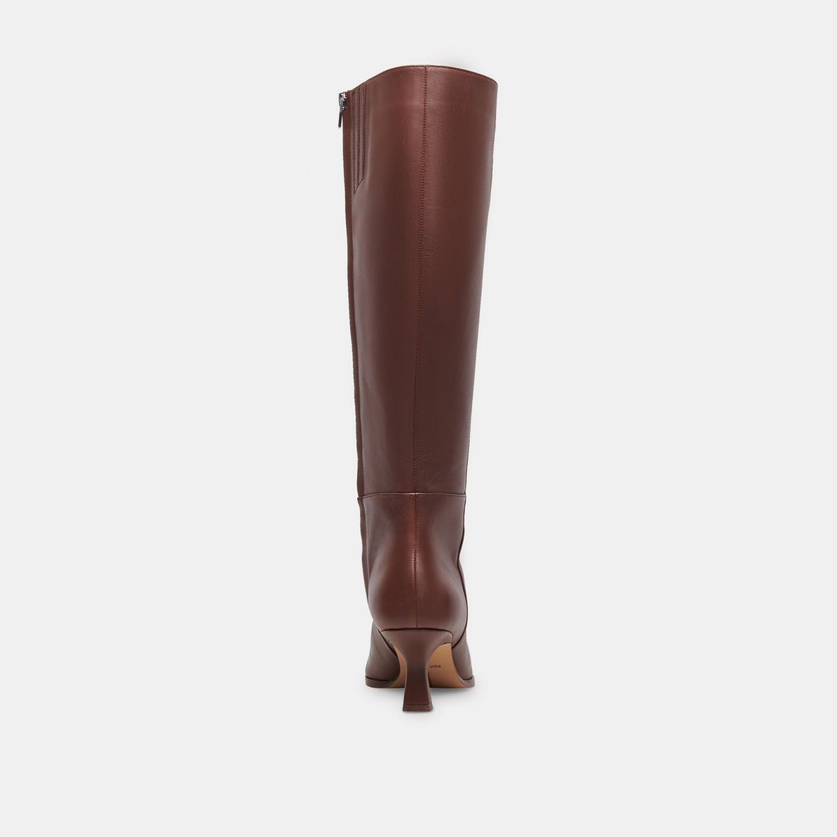 Auggie Chocolate Leather Narrow Calf Boots | Dolce Vita Customer Favorite