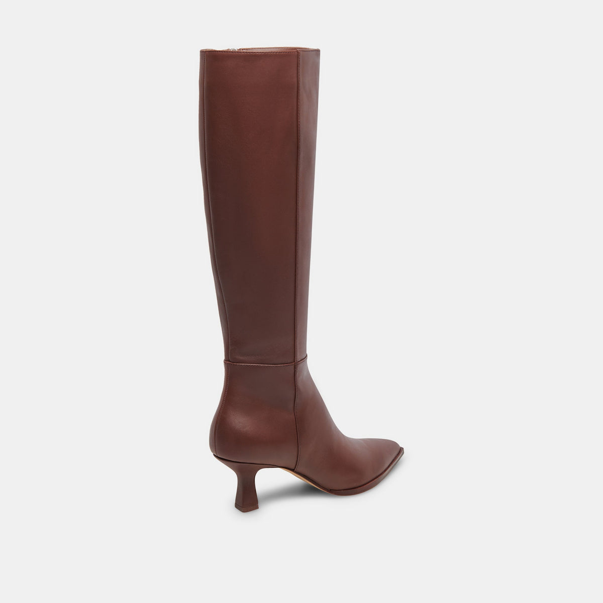 Auggie Chocolate Leather Narrow Calf Boots | Dolce Vita Customer Favorite