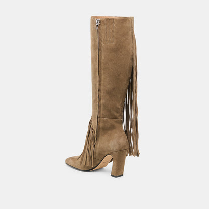 Giano Olive Suede Boots | Dolce Vita Deals