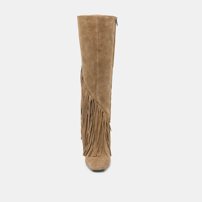 Giano Olive Suede Boots | Dolce Vita Deals