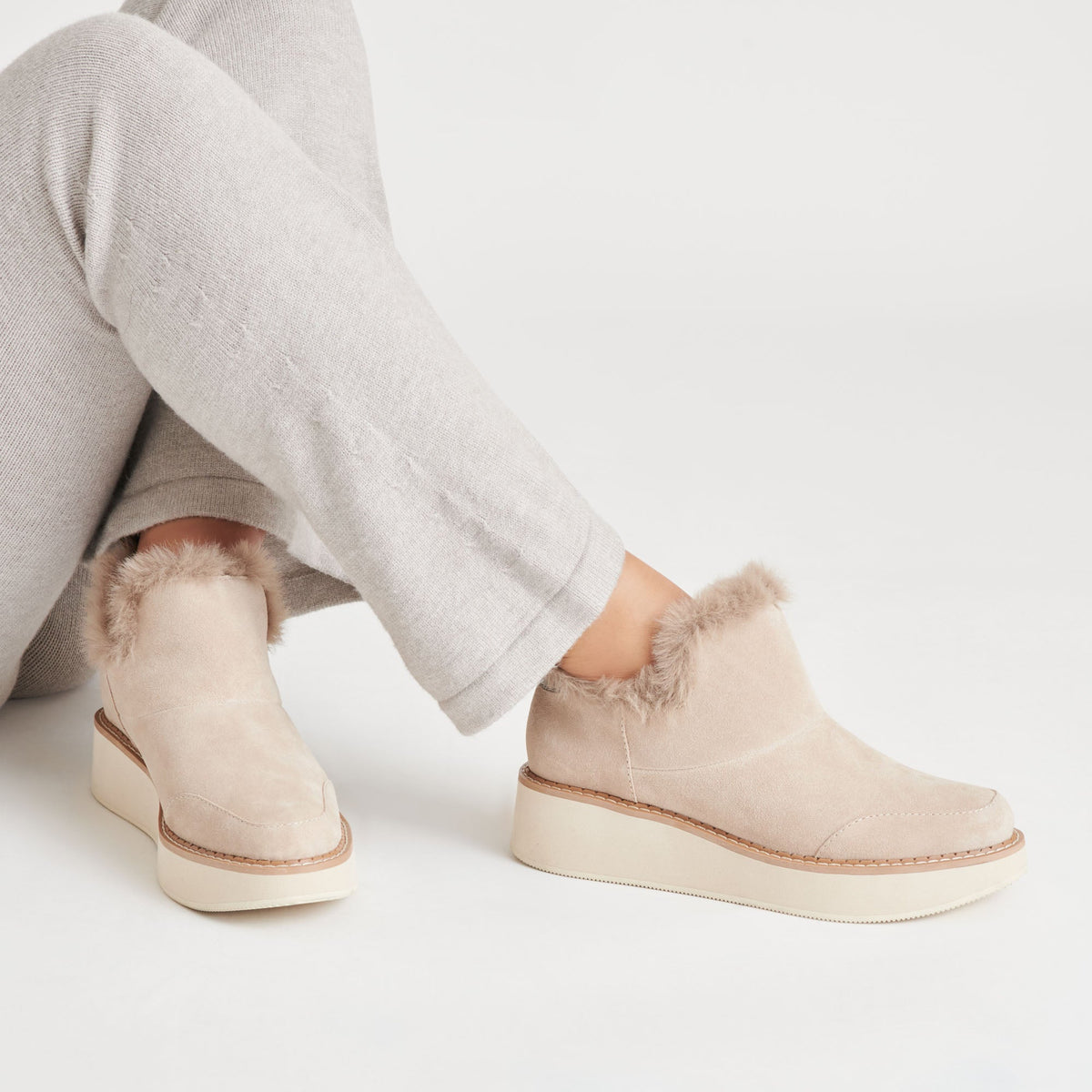 ARDY PLUSH H2O BOOTIES TAUPE SUEDE
 – Dolce Vita | Dolce Vita Customer Favorite