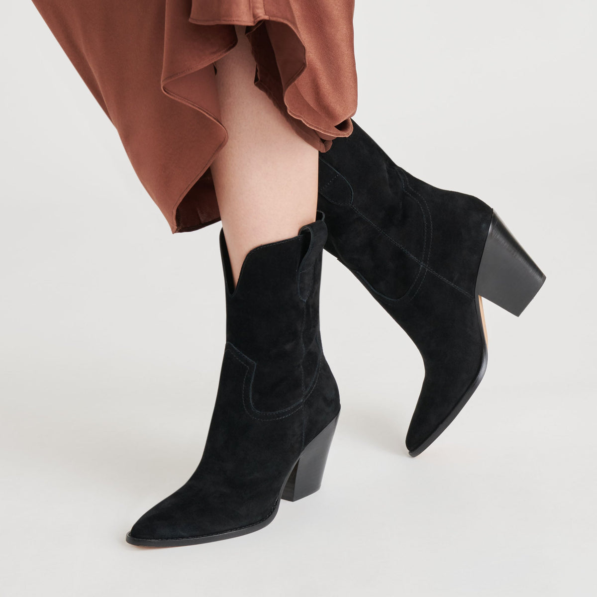 JESSEY BOOTS ONYX SUEDE
 – Dolce Vita | Dolce Vita Trusted