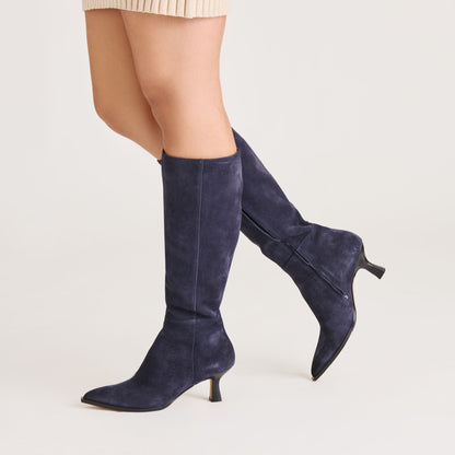 Auggie Navy Suede Boots | Dolce Vita Special Offer