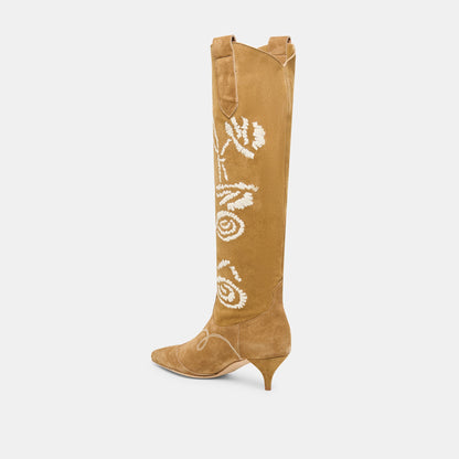 Wilde Chestnut Suede Boots | Dolce Vita Best Seller