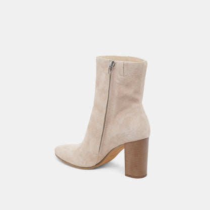 Suzy Wide Taupe Suede Booties | Dolce Vita Special Offer