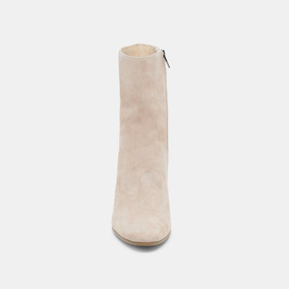 Suzy Wide Taupe Suede Booties | Dolce Vita Special Offer
