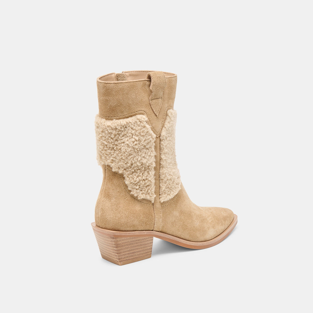 Salil Plush Dk Taupe Suede Boots | Dolce Vita Discount
