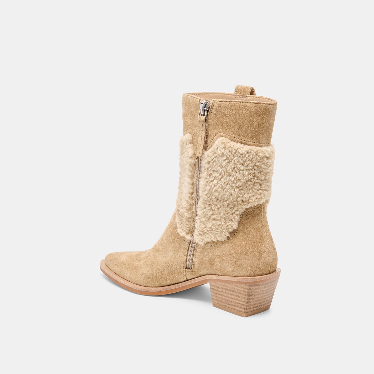 Salil Plush Dk Taupe Suede Boots | Dolce Vita Discount